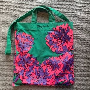 Marc Jacobs Canvas tote with bright floral design